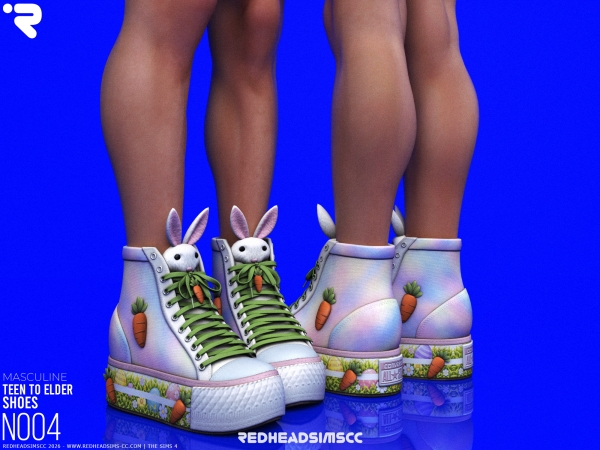 Alpha AM SHOES N004 - The Sims 4 Custom Content