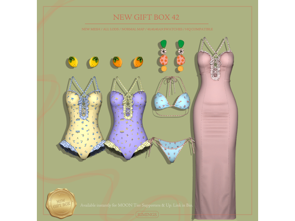 Alpha [RIMINGS] NEW GIFT BOX 42 - The Sims 4 Custom Content