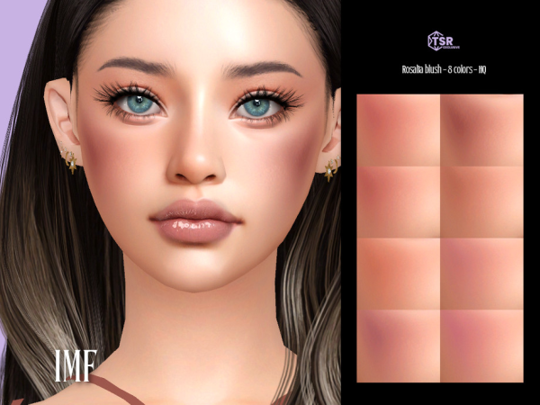 Alpha IMF Rosalia Blush by IzzieMcFire - The Sims 4 Custom Content