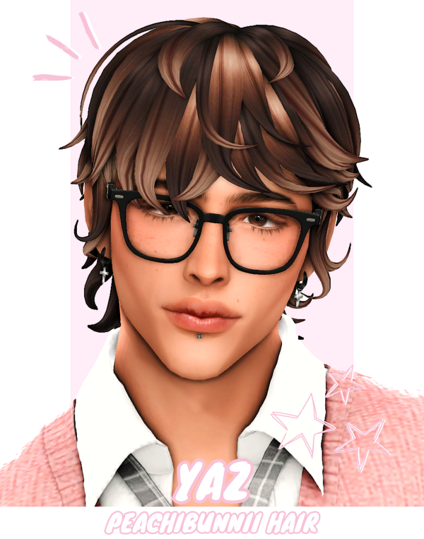 Maxis Match Yaz Hair by simsfinds - The Sims 4 Custom Content