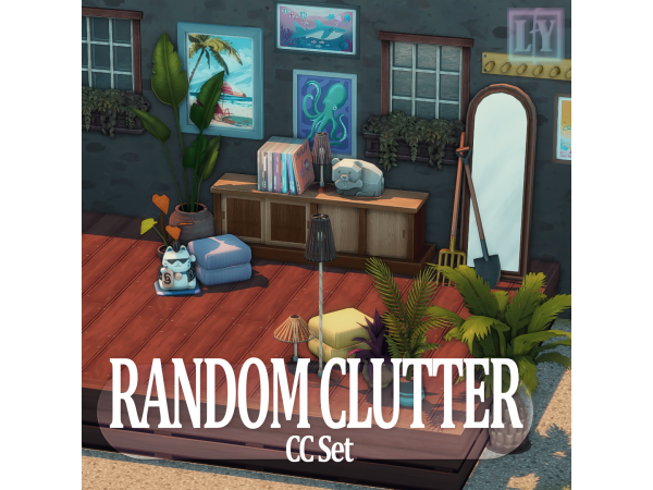 Maxis Match Random Clutter by LuuFORYou - The Sims 4 Custom Content