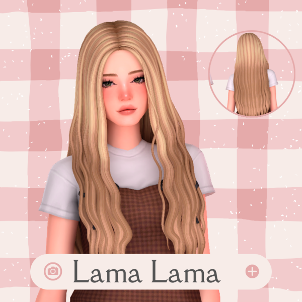 Maxis Match Hair Renata by simsfinds - The Sims 4 Custom Content