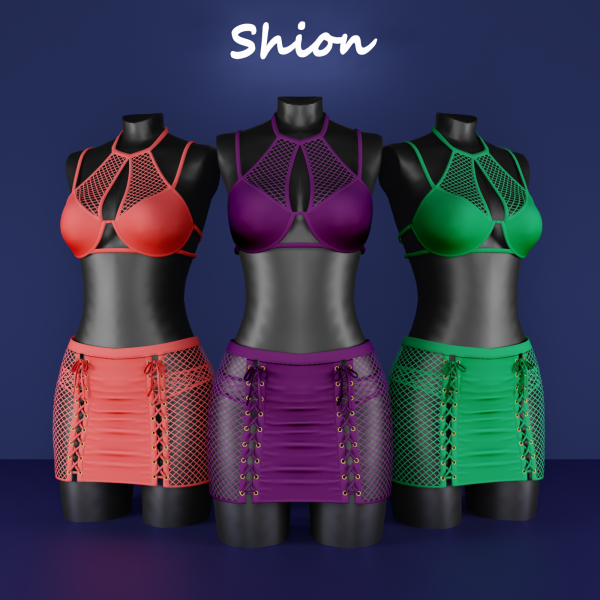 Alpha Shion Nova Set by shion_sims - The Sims 4 Custom Content