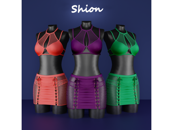 Alpha Shion Nova Set - The Sims 4 Custom Content