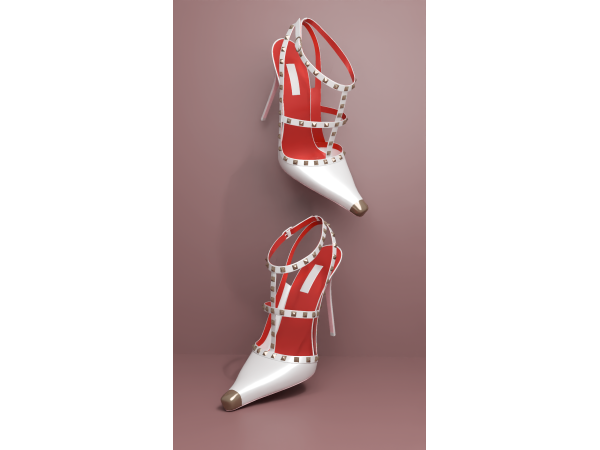 Alpha MablyStore Valentino HighHeels - The Sims 4 Custom Content