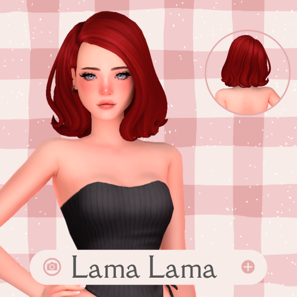 Maxis Match Hair Mary beth by simsfinds - The Sims 4 Custom Content