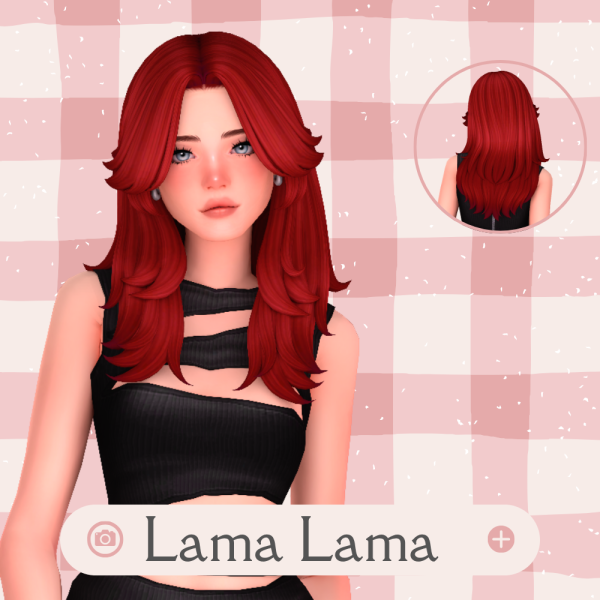 Maxis Match Hair Leta by simsfinds - The Sims 4 Custom Content