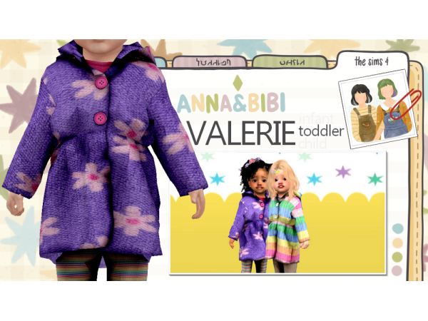 Alpha Valerie_toddler [AnnaBibi] - The Sims 4 Custom Content