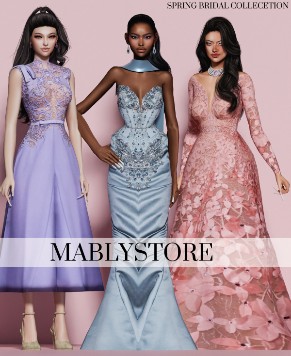 Alpha BRIDAL COLLCETION by simsfinds - The Sims 4 Custom Content