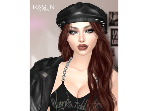 Alpha Raven by Yolimi - The Sims 4 Custom Content