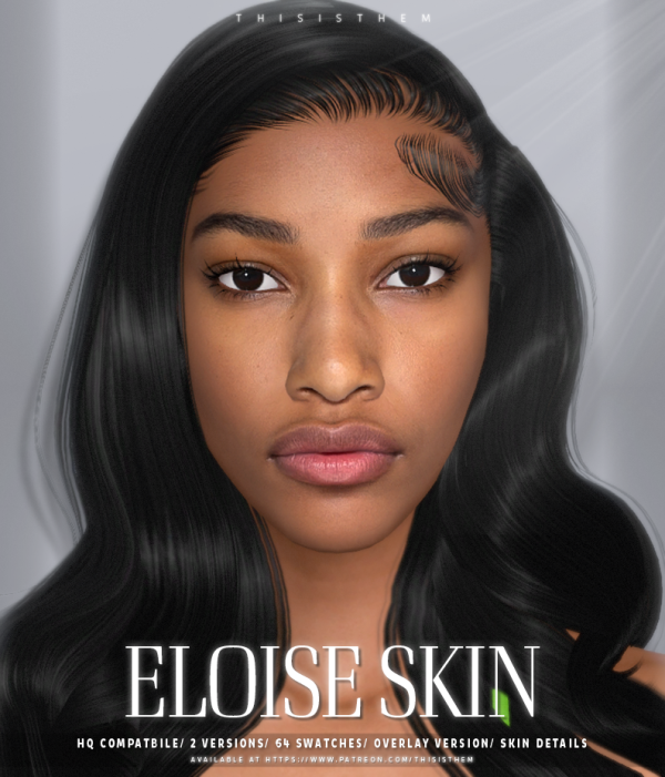 Alpha Eloise Skin Sim by simsfinds - The Sims 4 Custom Content