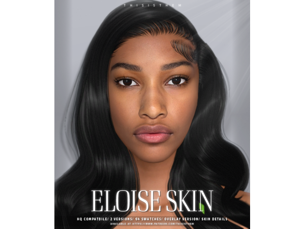 Alpha Eloise Skin Sim by thisisthem - The Sims 4 Custom Content