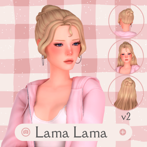 Maxis Match Hair Mirta by simsfinds - The Sims 4 Custom Content
