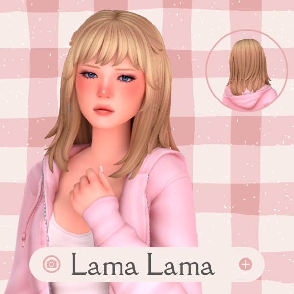 Maxis Match Hair Camilla by simsfinds - The Sims 4 Custom Content
