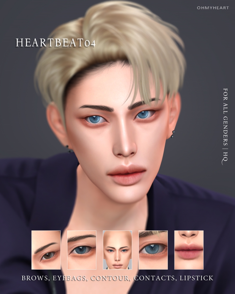 Mix heartbeat 04 by ohmyheart - The Sims 4 Custom Content