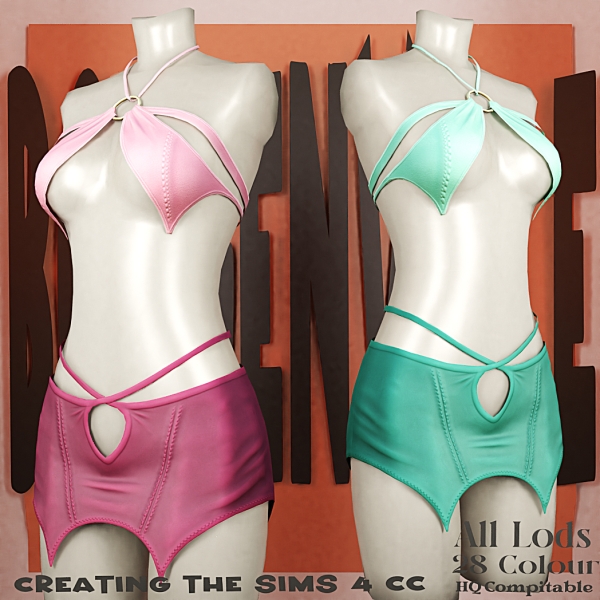 Alpha Boe_Niken Anjani Outfit by boegenville - The Sims 4 Custom Content