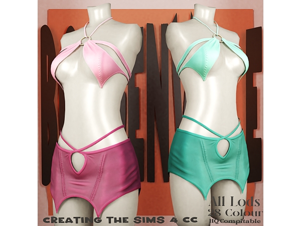 Alpha Boe_Niken Anjani Outfit - The Sims 4 Custom Content