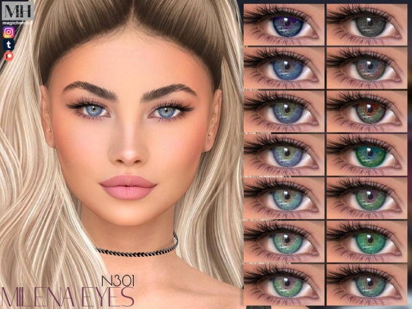 Alpha Milena Eyes - The Sims 4 Custom Content