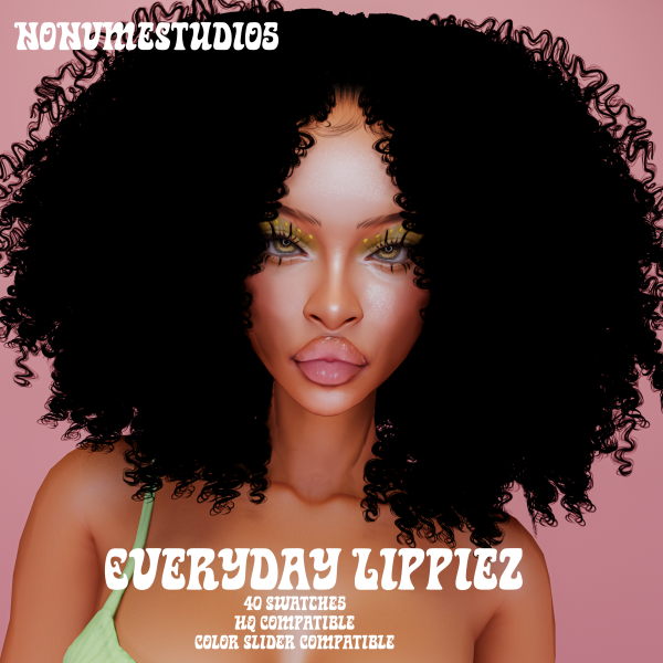Alpha Everyday Lippiez by simsfinds - The Sims 4 Custom Content