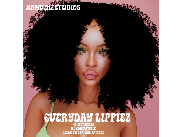 Alpha Everyday Lippiez by nonvmestudios - The Sims 4 Custom Content
