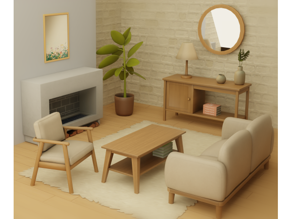 Maxis Match Lagom Living by SnootySims - The Sims 4 Custom Content