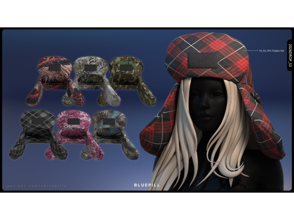 Mix (Bluepill) 2026DROP_53 56_JPG Chapka Hat - The Sims 4 Custom Content