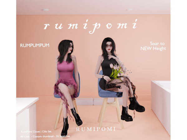 Alpha Rumpumpum_Cillo Outfit - The Sims 4 Custom Content