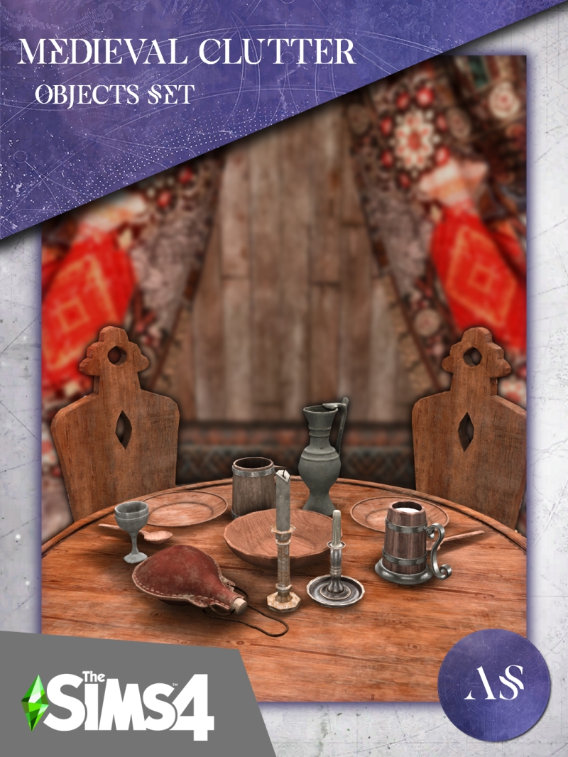 Alpha Medieval Clutter Set by arthemissims - The Sims 4 Custom Content