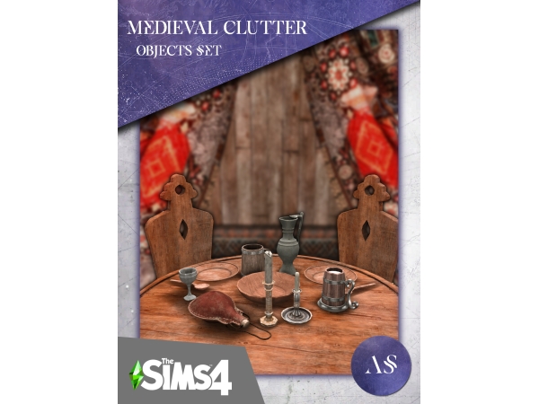 Alpha Medieval Clutter Set - The Sims 4 Custom Content