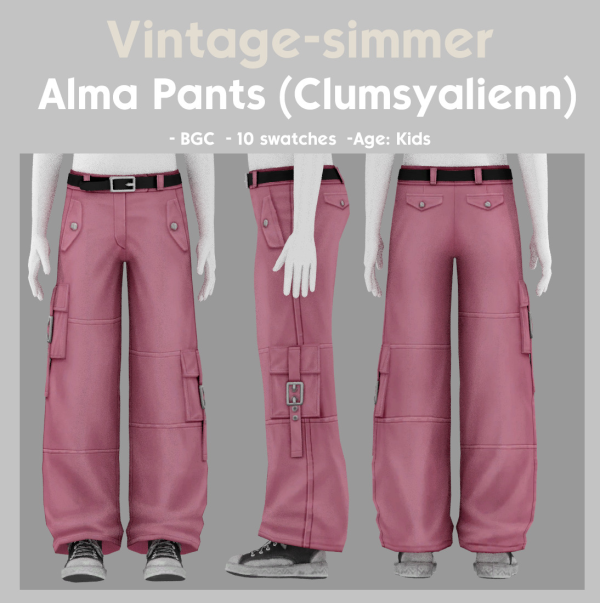 Maxis Match Alma Pants simmer by simsfinds - The Sims 4 Custom Content