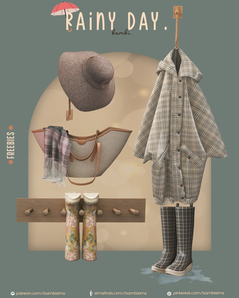 Alpha rainy day by bambisims - The Sims 4 Custom Content