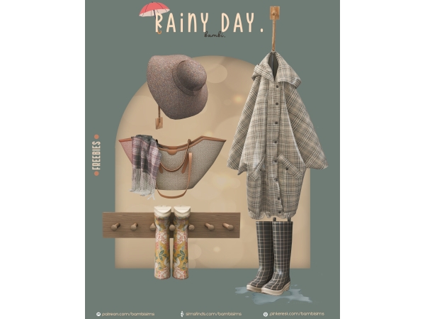 Alpha rainy day - The Sims 4 Custom Content