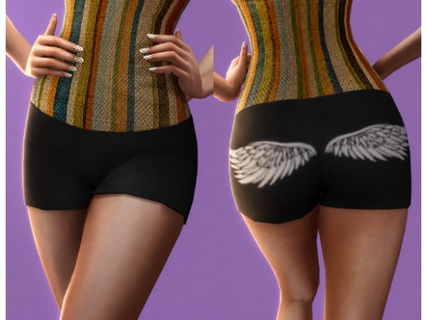 Mix Veronika Shorts - The Sims 4 Custom Content