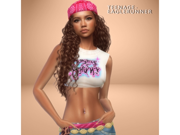 Maxis Match Zendayas Lookbook - The Sims 4 Custom Content