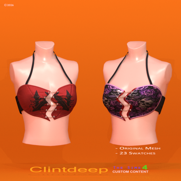 Alpha Clintdeep Mariana Halter by clintdeep - The Sims 4 Custom Content