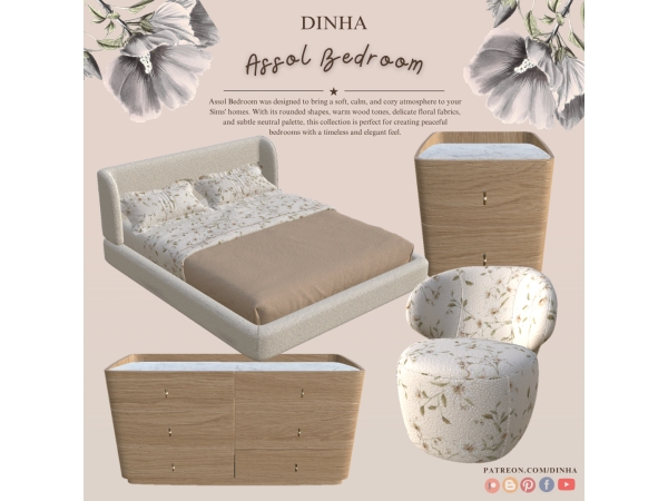 Alpha Assol Bedroom - The Sims 4 Custom Content