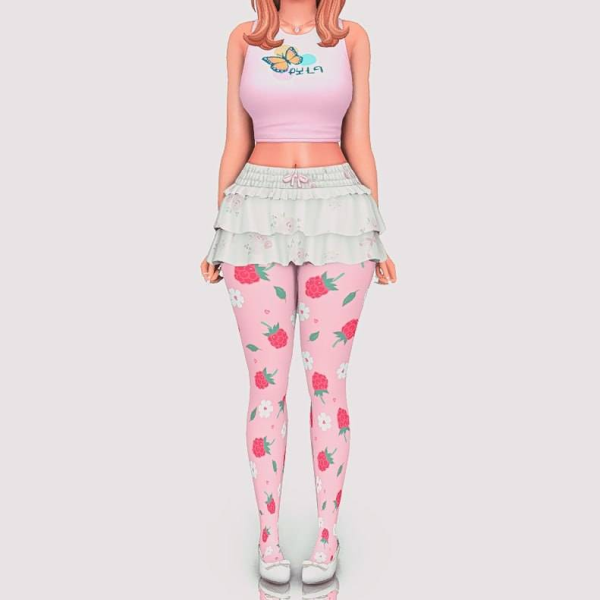 Mix cute tights by simsfinds - The Sims 4 Custom Content