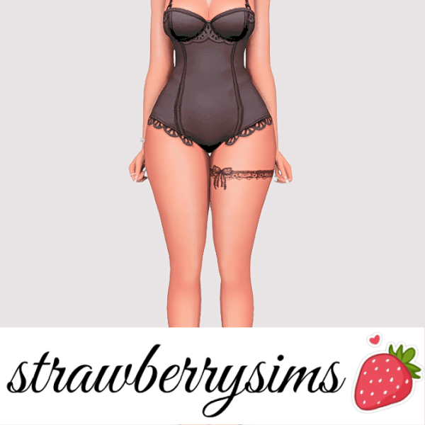 Mix garter tattoo by simsfinds - The Sims 4 Custom Content