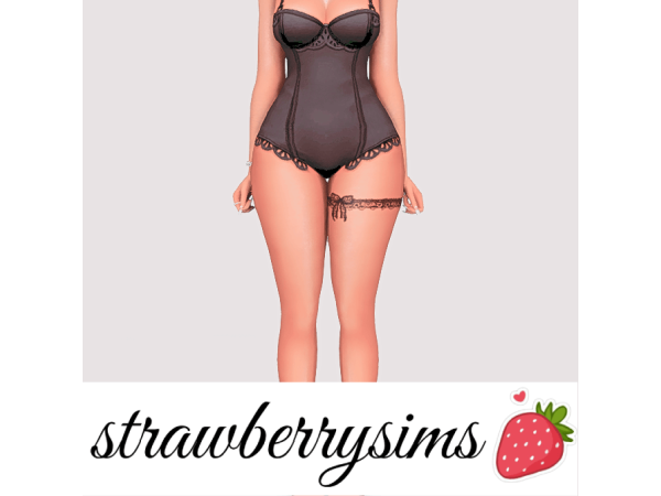Mix garter tattoo by strawberrysimsgirl By strawberrysimsgirl - The Sims 4 Custom Content