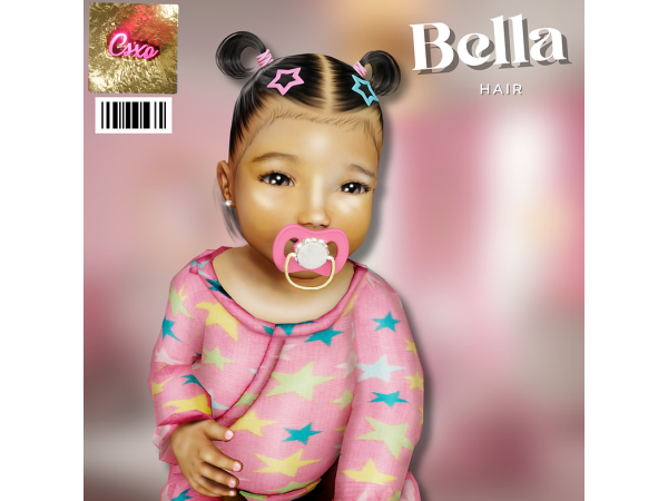 Alpha Bella Infant Hair by cecesimsxo - The Sims 4 Custom Content