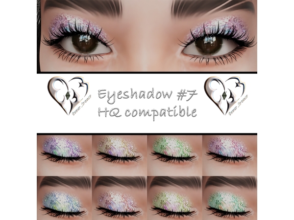Alpha Eyeshadow 7 - The Sims 4 Custom Content