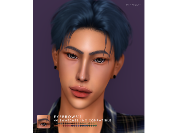 Mix ohmyheart brows11 - The Sims 4 Custom Content