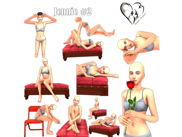 Mix Jennie 2 by Meow_creator - The Sims 4 Custom Content