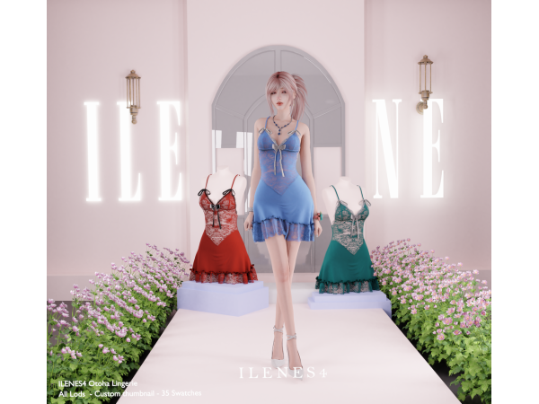 Alpha ILN Otoha Lingerie - The Sims 4 Custom Content