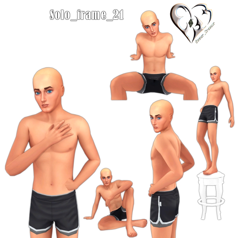 Mix Solo_frame_21 by simmer_creator - The Sims 4 Custom Content
