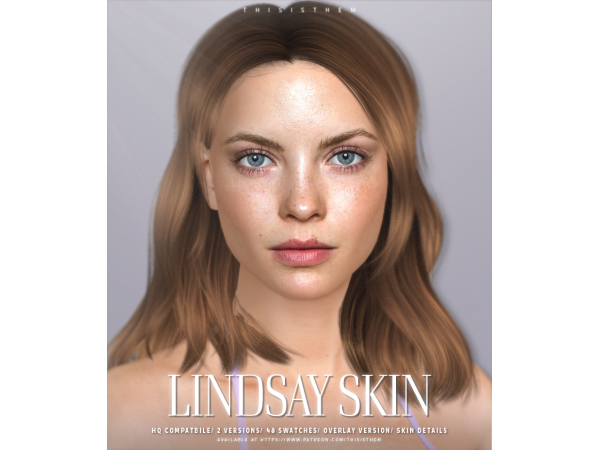 Alpha Lindsay Skin Sim by thisisthem - The Sims 4 Custom Content