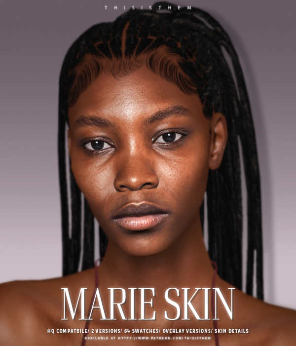 Alpha Marie Skin Skin by simsfinds - The Sims 4 Custom Content