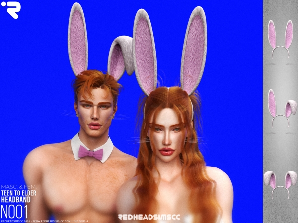 Alpha AU HEADBAND N001 - The Sims 4 Custom Content