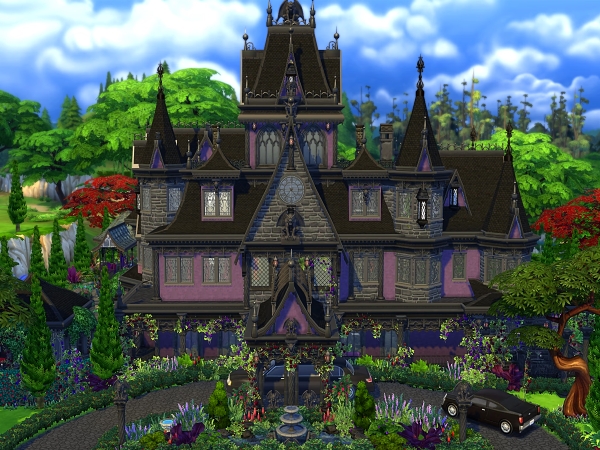 Alpha Crimson Rose Wedding Venue - The Sims 4 Custom Content