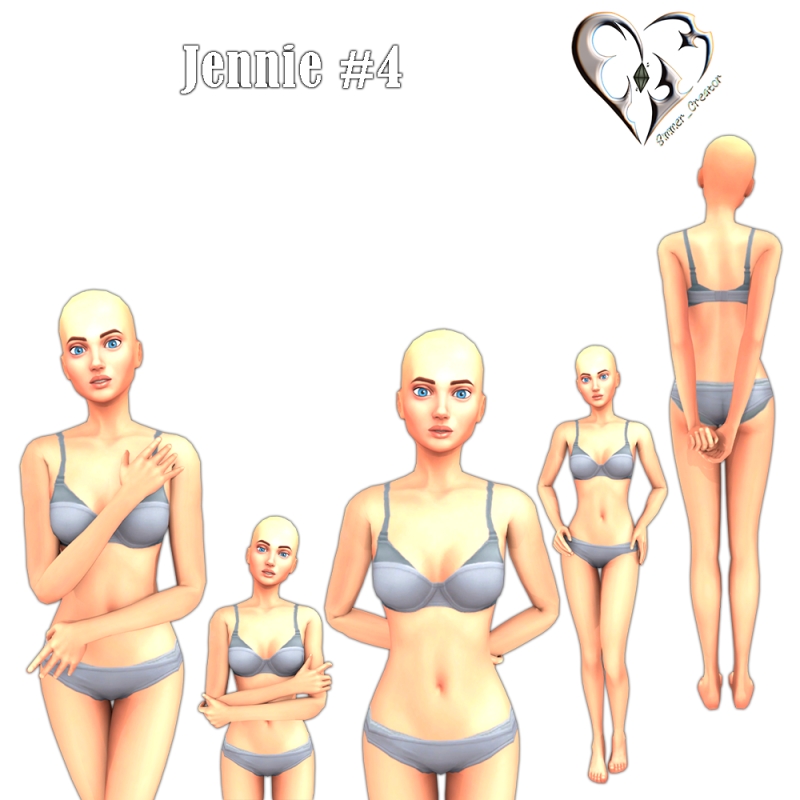 Mix Jennie 4 by simmer_creator - The Sims 4 Custom Content